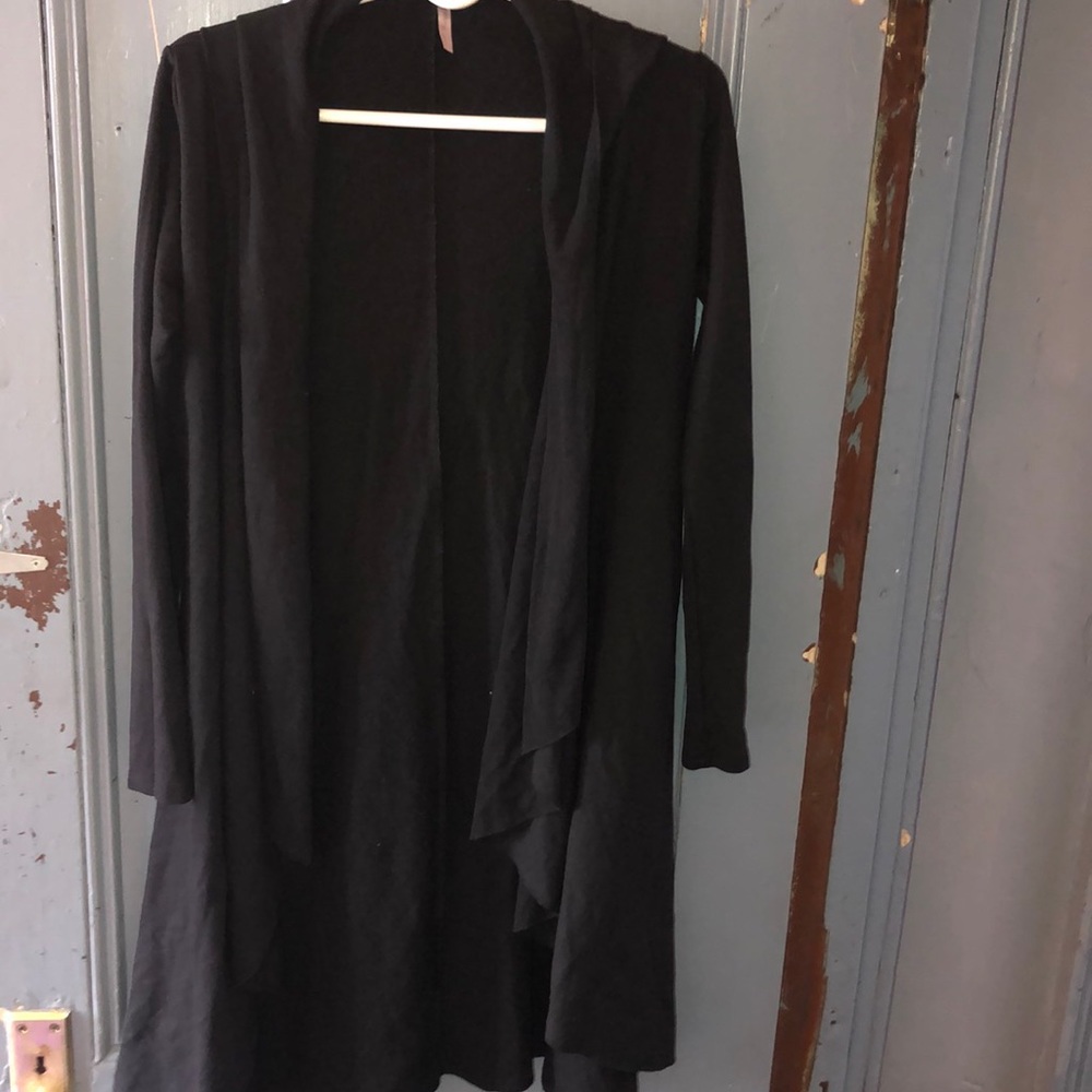 Black cardigan